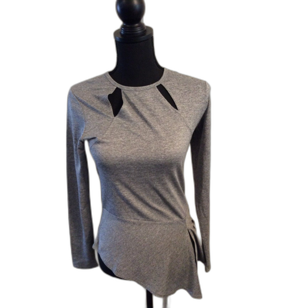 Tail Golf Long Sleeve Shirt Top Blue Size XS VNC Asymmetrical